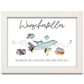 palasasa Money Gift for Travel, Holiday and Travel Voucher, Birthday Money Gift Picture Frame, Aeroplane Gift, Gifts Money Gift for Friends, Family, Lovers, Women and Men