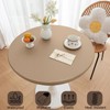 Huierxun Round Fitted PU Tablecloth with High Elastic Edge 59