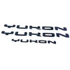 Door Rear Letter Emblem Badge Nameplate Replacement for 2021-2025 Yukon