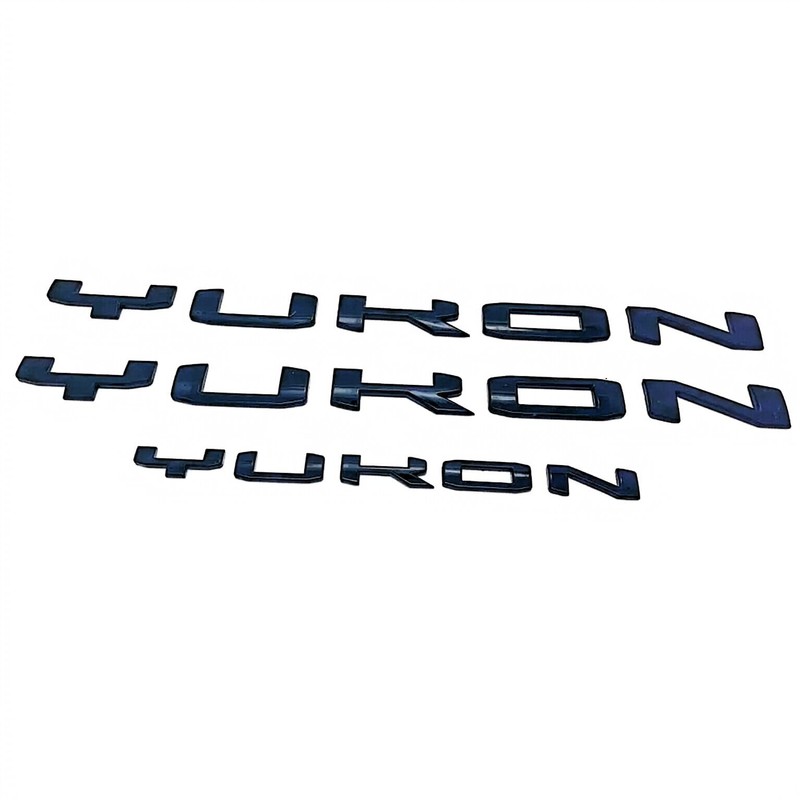 Door Rear Letter Emblem Badge Nameplate Replacement for 2021-2025 Yukon