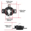 2Pcs H1 HID Headlight Bulb Holder Retainers Adapter for Ni.ssan