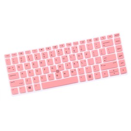 Keyboard Skin Compatible for HP Elitebook 840 G6 G5 14", HP Elitebook 745 G6 G5 14", HP Zbook 14U G5 G6 14 inch Mobile Workstation Ultrabook with Pointing (NOT Fit EliteBook 840 845 G7 G8) (Pink)