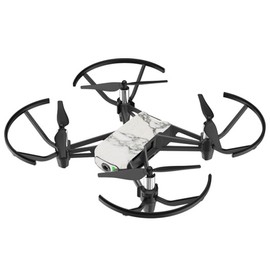 MightySkins Skin Compatible with DJI Ryze Tello Drone - White Marble | Protective, Durable, and Unique Vinyl Decal wrap Cover | Easy to Apply, Remove, and Change Styles | Made in The USA