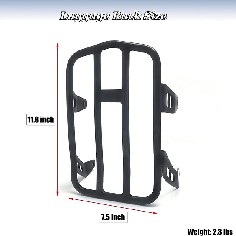 GYMARK Motorcycle Luggage Rack Rear Passenger Backseat for Indian Scout