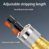 Tsudoku Electric Wire Stripper Electrician Tool Set,Portable Wire Nuts Twister