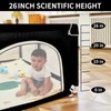 DEAR LOV 71"x59" Extra Large Baby Playpen with Safety Gate