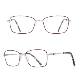 RB.Pilot Reading Glasses Blue Light Blocking Spring Hinge Readers for Women Anti Glare Filter Lightweight Eyeglasses