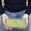 FuninCrea Women’s Wallet, PU Leather Wallet Purse Simple Fashion Litchi