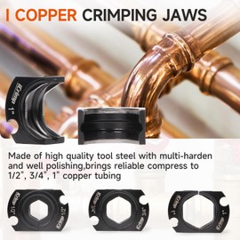 iCrimp Copper Pipe Pressing Tool Kit with Cutter&Deburring Tool for ProPress Copper Fitting-Manufactured by IWISS