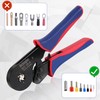 Ferrules Crimping Tool, Square Jaw Wire Crimping Tool (0.08-16mm²), Ferrule