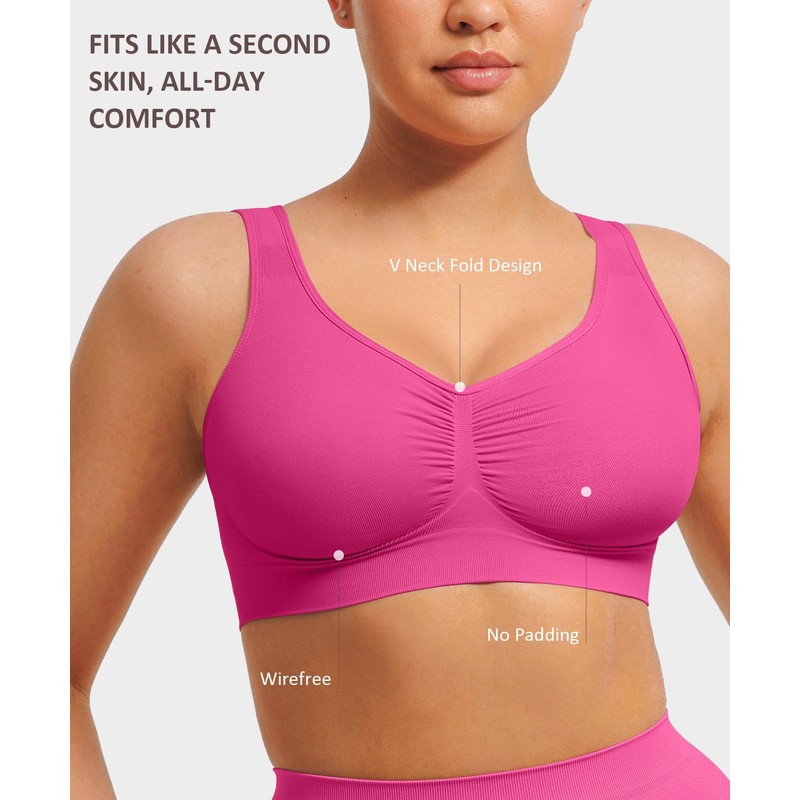 FeelinGirl Bras for Women No Underwire Bralettes Seamless Sleep Bra