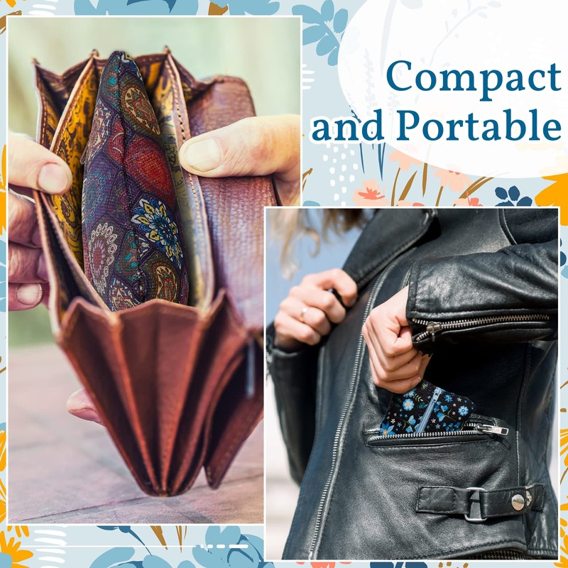 5 Pieces Tissues Purse Pocket Tissue Holder Reusable Travel Tissue