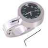 Motorcycle Handlebar Clock, Motorcycle Clock, Waterproof Silver Motorcycle Handlebar Glow