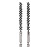 sourcing map 2pcs Stainless Steel Bore Brush 8mm Dia Cleaning