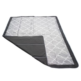 JJ Cole Water-Resistant Outdoor Blanket With Adjustable Bag Strap, Stone Arbor, (58" x 84")