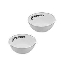 Petromax Enamel Bowls White Pack of 2 (160 ml)