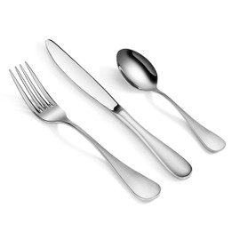 Artaste 1029130 Rain 18/10 Stainless Steel Flatware 36-Piece Set, Matte Finish Handle