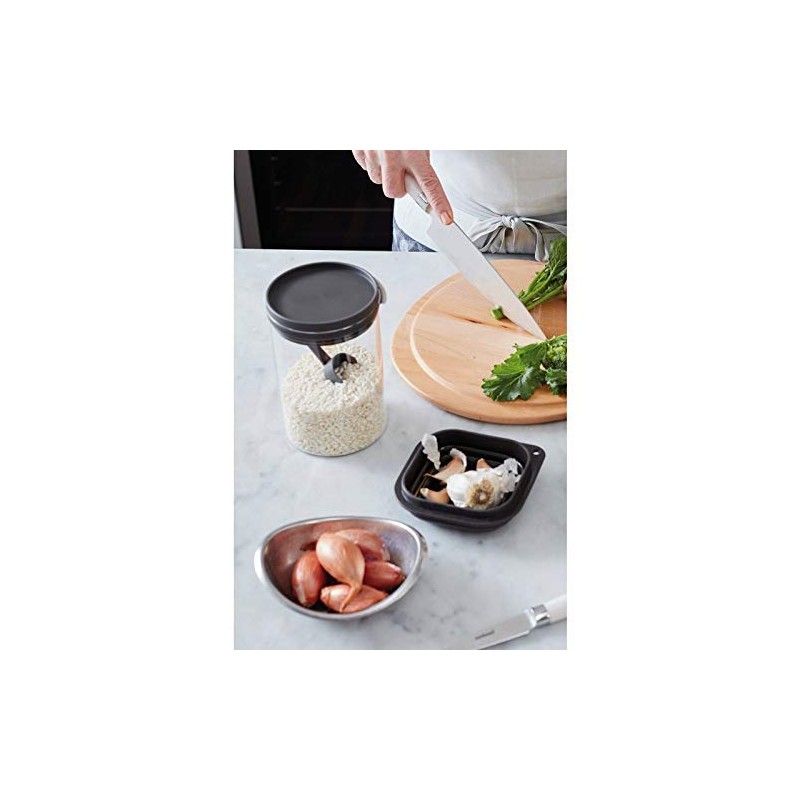 SAMBONET Jar with Measuring Spoon Cl 75 Grey Borosilicate Sambonet