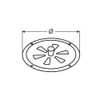 round vent, lockable, 125mm