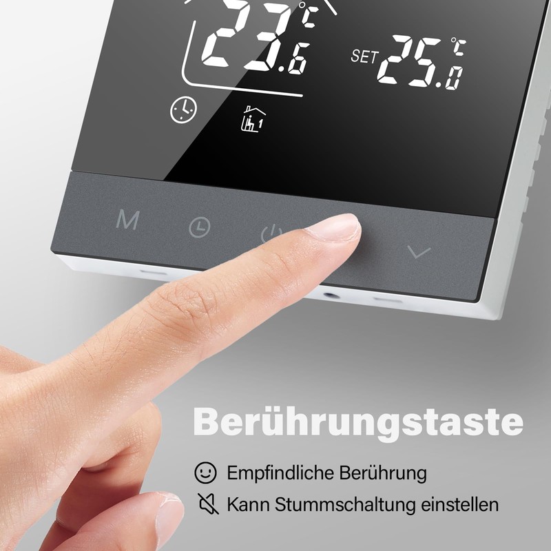 Beok Digital Underfloor Heating Thermostat WiFi Water Underfloor Heating Smart