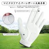 Golf Gloves Men's Natural Lambskin and Microfiber Leather Combination Soft