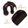 Baluue Natural Sandalwood Hair Comb Scalp Massager for Dandruff Removal
