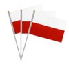 20pcs Poland Crank Flags for National Holiday Party Parades Hand