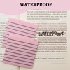 YOUDEFUL 800Pcs Transparent Sticky Notes, Pink Clear Sticky Notes with