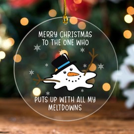 Funny Friend Christmas Ornaments 2024, White Elephant Gifts Funny, Funny Christmas Gag Gifts for Friends Women,Gag Gifts Funny Adult, Stocking Stuffers for Friends Coworkers