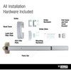Brinks Commercial Rim Panic Exit Device, Aluminum - Durable Panic