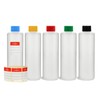Octopus 5 x 250 ml plastic bottles, HDPE plastic round