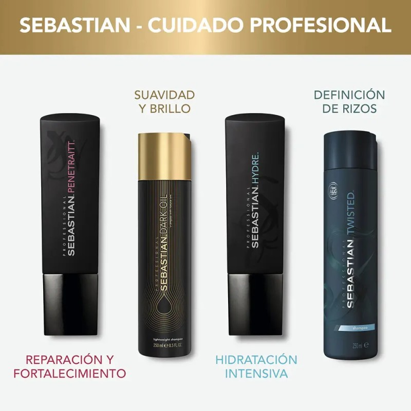Shampoo Dark Oil Brillo Suavidad 250ml Sebastian
