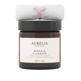 Miracle Cleanser 120ml | Facial Cleanser with Probiotics to Remove Impurities and Makeup | Face Cream with Glycerin to Hydrate Dry Skin | Made from Natural ingredients | Aurelia London