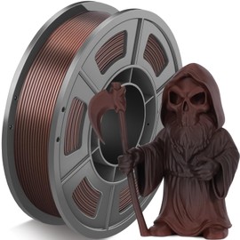 Amoybaby Matte Rainbow PLA Filament 1.75mm, Multicolor Gradient 3D Printer Filament, Fast Color Change PLA Filament 250g, Solar Eclipse