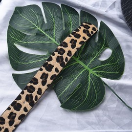 Animal Leopard Print Belt Wide Waist Belts for Women Leopard Belts for Jeans Dress Belts for Women Men Brown Leopard Costume Accessories for Womens Soft Faux Leather Belt for Pant Jeans Belt No Holes