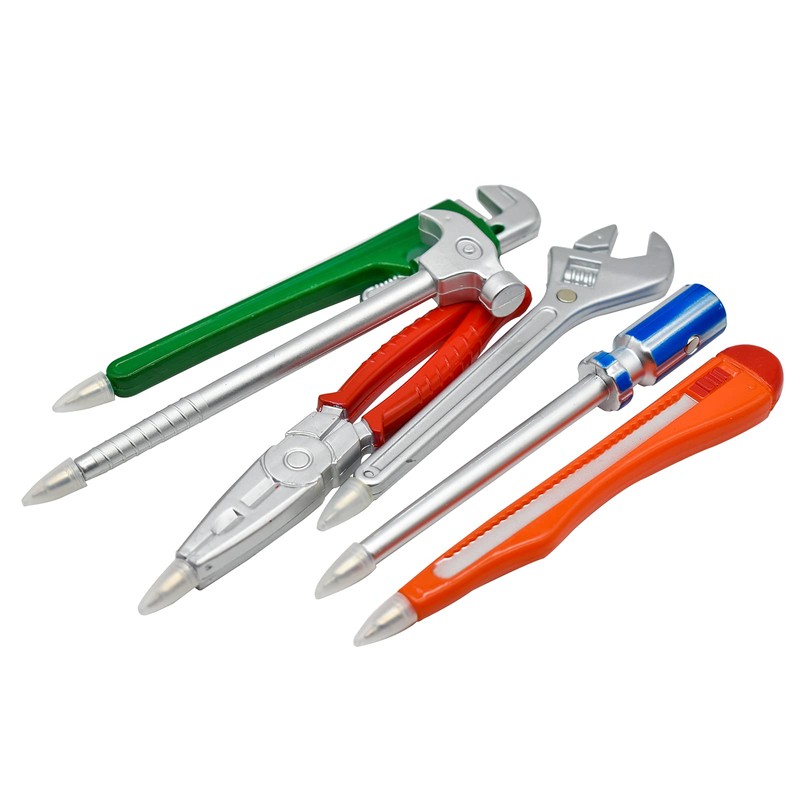 Maydahui Stylish Hardware Tool Pen, Oil-Based 0.5 mm Black Ink,