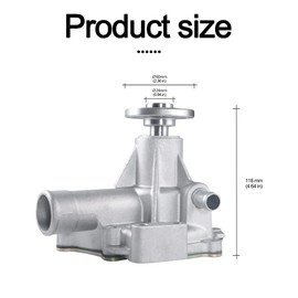 AULINK Water Pump (C&U Bearing) 145017951 145017730 145017780 SBA145017790 For Ford New Holland Tractor tc40 tc45 1720 1920 1920 LS150 L160 LX565 LX665 Perkins 403C-15 404C-22 404C-22T 103.15 104.19