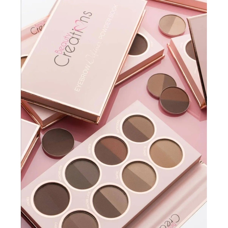 Sombras Para Cejas Definer Beauty Creations 100% Original Café