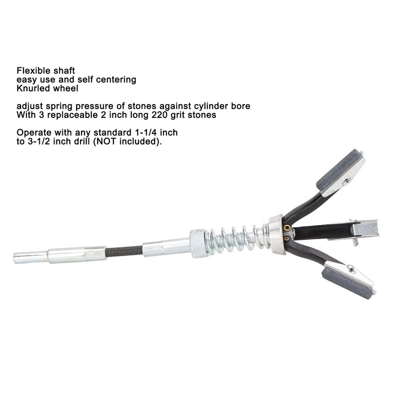 Metric Engine Cylinder Honer Deglazing Tool 3 Jaw 3/4in to