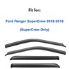 Immortal Group IG Window Visor for Ford Ranger SuperCrew 2019-2024,