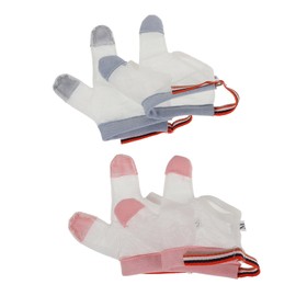 minkissy 2Pairs Finger Protector Gloves for Boy Girl Breathable Mesh Design to Prevent Thumb and Face Scratching Skin Friendly and Comfortable