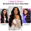 YUNXING 28 Inch 13x6 Lace Front Wigs Human Hair 200%
