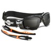 ToolFreak Spoggles - Safety Glasses & Protective Goggles Combination Smoke