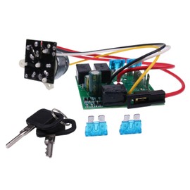 YUXSOUQ AM132500 Ignition Module Key Switch Compatible with John Deere 335 345 355D GT225 GT235 GT235E GT245 GX255 GX325 GX335 GX355 GX345 LX255 LX266 LX277 LX279 LX280 LX288 LX289 X465