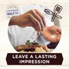 Italian Black Truffle Sea Salt 4 oz. Glass Shaker by