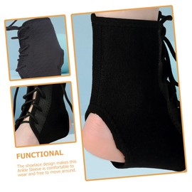 Mikinona Adjustable Ankle Support Brace for Men and Women Breathable Compression Ankle Wrap for Sports Sprains and Plantar Fasciitis Relief