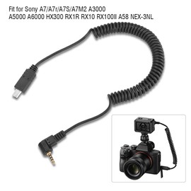 Camera Shutter Cable for A7 A7R NEX-3NL A6000 A58 HX300 RX100N 2.5mm