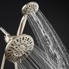 AquaDance Brushed Nickel 7" Premium High Pressure 3-Way Rainfall Combo
