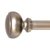 Decopolitan Fairbanks 86-128 Inch Adjustable Curtain Rod Set, 5/8 Inch