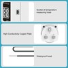 Digital Thermostat Plug, Thermostat Outlet Socket with waterproof head, 230V